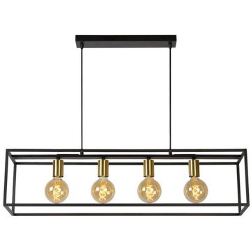 Lucide RUBEN 00424/04/30 Závěsná lampa 4x40w/e27 ip20