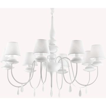 Ideal Lux BLANCHE 035574 Lustr 8x40W/E14 ip20