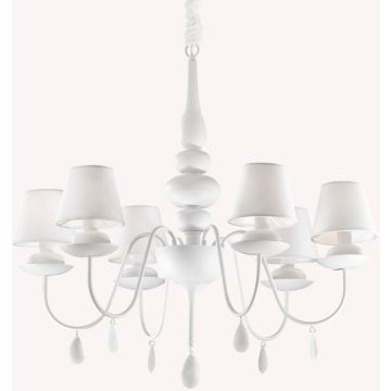 Ideal Lux BLANCHE 035581 Lustr 6x40W/E14 ip20