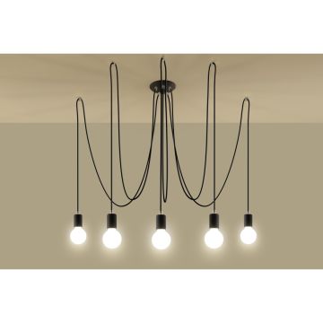Sollux EDISON SL.0371 Závěsná lampa 5x60W/E27