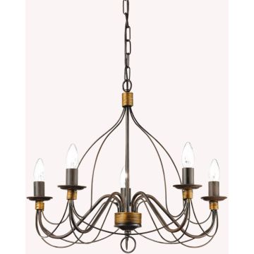 Ideal Lux CORTE 057187 Lustr 5x40W/E14 ip20