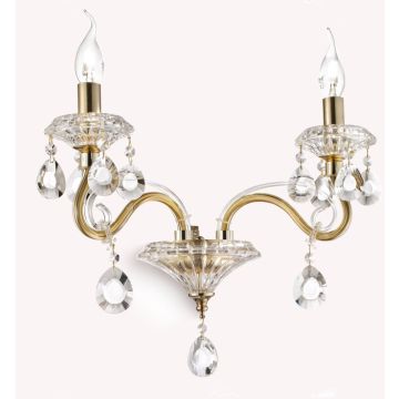 Ideal Lux NEGRESCO 087757 Nástěnná lampa 2x28W/E14 ip20