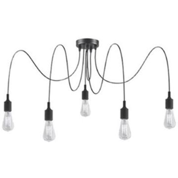 Lucide FIX 08408/05/30 Závěsná lampa 5x60w/e27 ip20