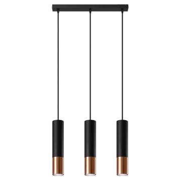 Sollux LOOPEZ 3L SL.0948 Závěsná lampa 3x40W/GU10 IP20