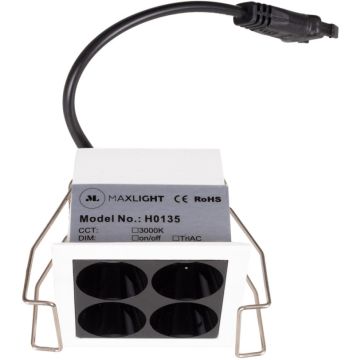 Maxlight X-LINE H0135 Zasouvací osvětlení 4x5w/led 3000k 350lm ip20