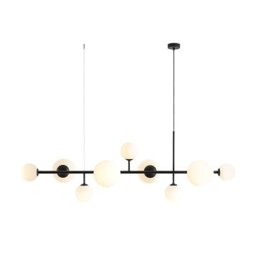 Aldex DIONE 9 BLACK 1092N1 Závěsná lampa 9x40W/60W/E14/E27 IP20
