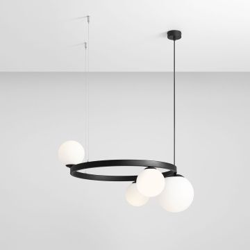 Aldex GARDA 1099L1_R Závěsná lampa 3x40W/E14+1x60W/E27