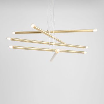 Aldex TUBO 1072M40 Závěsná lampa 10x40W/E14