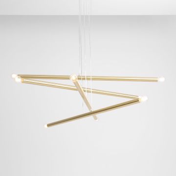 Aldex TUBO 1072P40 Závěsná lampa 8x40W/E14