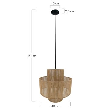 Dijk JUTE 104665 Závěsná lampa 1x40W/E27 IP20