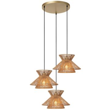 Lucide TASMAN 10420/03/72 Závěsná lampa 3x60w/e27 ip20