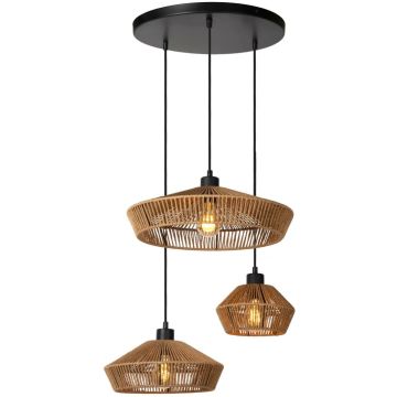 Lucide YUNKAI 10413/03/72 Závěsná lampa 3x60w/e27 ip20