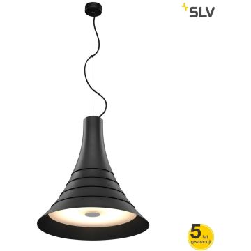 SLV BATO 1000435 Závěsná lampa 1x30W/LED 2700K 1450LM IP20