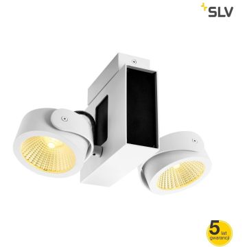 SLV TEC KALU 1001424 Bodové světlo 2x31W/LED 3000K 1900LM IP20