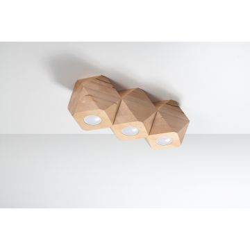 Sollux WOODY 3 SL.1010 Stropní lampa 3x40W/GU10 IP20