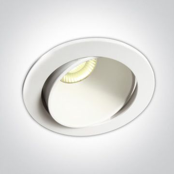 One Light The Bathroom 11106PK/W/W downlight wpuszczany 1x8W/LED 850lm 3000K IP54