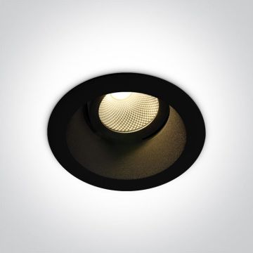One Light The Dark Light 11107FD/B/W downlight wpuszczany 1x7W/LED 560lm 3000K IP20