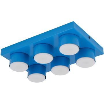 TK Lighting BRIX 11285 Stropní lampa 6x11W/gx53 IP20