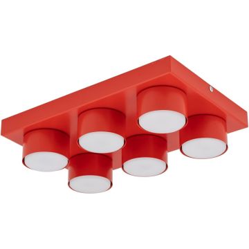 TK Lighting BRIX 11294 Stropní lampa 6x11W/gx53 IP20