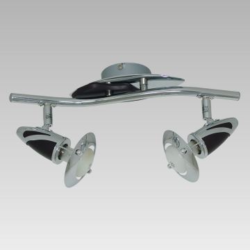Prezent ZEUS CH/WENGUE 12059 Bodové světlo 2x40W/E14/R50 IP20
