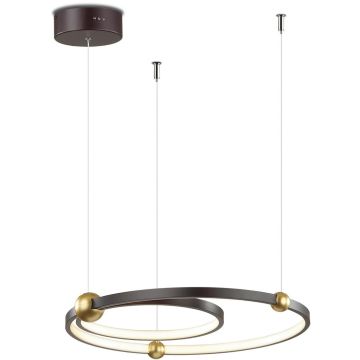 Altavola Design Aurora LA110/P_50_3k_black Závěsná lampa 2x49W/LED 3000K 2940lm IP20