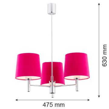 Argon BOLZANO 1382 Lustr 3x15W/E27 IP20