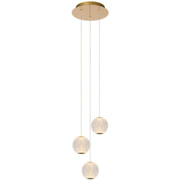 Lucide CINTRA 13499/13/60 Závěsná lampa 1x12.6w/led 2700k 150lm ip20