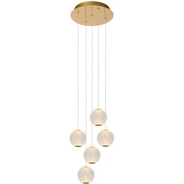 Lucide CINTRA 13499/22/60 Závěsná lampa 1x21w/led 2700k 1300lm ip20
