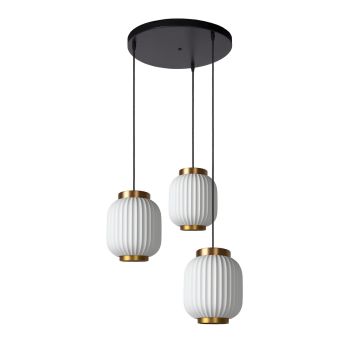 Lucide GOSSE 13435/03/31 Závěsná lampa 3x40w/e27 ip20