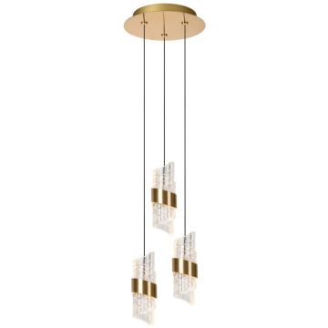 Lucide KLIGANDE 13496/21/02 Závěsná lampa 3x7w/led 2700k 720lm ip20