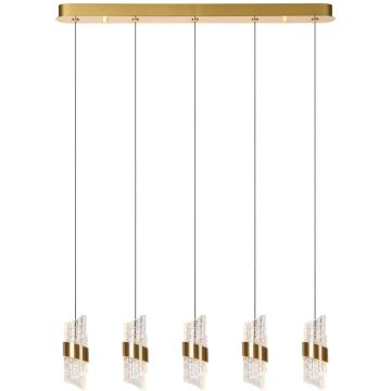 Lucide KLIGANDE 13496/35/02 Závěsná lampa 5x7w/led 2700k 720lm ip20