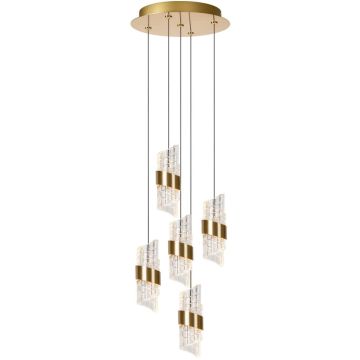 Lucide KLIGANDE 13496/36/02 Závěsná lampa 5x7w/led 2700k 720lm ip20