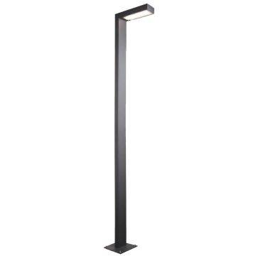 Norlys ASKER POLE 1363GR Pouliční lampa 1x18W/LED 3000K 1710LM IP65