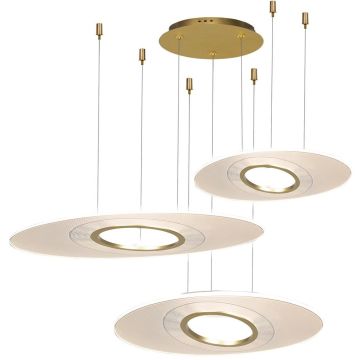 Altavola Design Eclipse LA116/P3_97_3k_gold Závěsná lampa 3x80W/LED 3000K 4800lm IP20