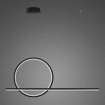 Altavola Design Linea No.2 LA087/PX100_40_3k_black Závěsná lampa 2x30W/LED 3000K 1800lm IP44