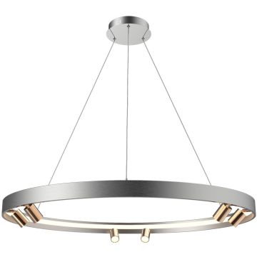 Altavola Design Spectra LA114/P_90_6+1_grey_gold Závěsná lampa 1x37W+6x5W/LED 3000K 2200lm IP20