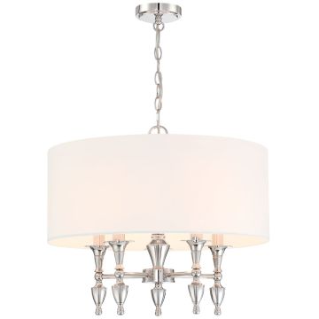 Cosmolight AUSTIN P05173NI-WH Lustr 5x40W/E14 IP20