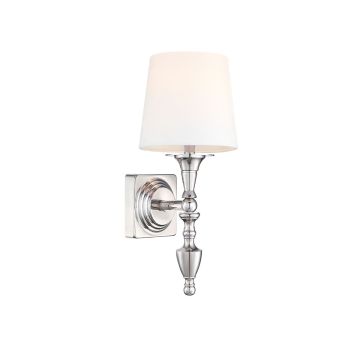 Cosmolight AUSTIN W01118NI-WH Nástěnná lampa 1x40W/E14 IP20