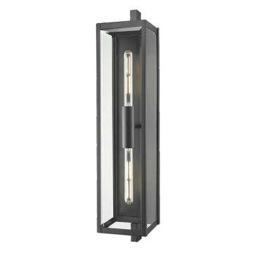 Cosmolight DOVER W02095BK Nástěnná lampa 2x40W/E27 ip44