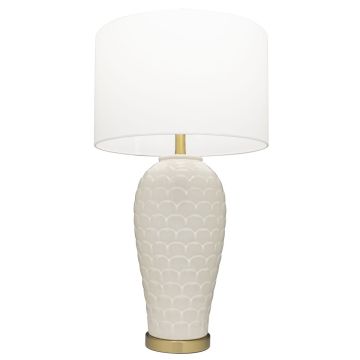 Cosmolight MURCIA T01033BR-WH Stolní lampa 1x40W/E27 IP20