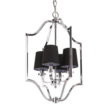 Cosmolight NEW YORK 1 P04380CH-BK Lustr 4x40W/E14 IP20