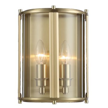 Cosmolight NEW YORK W02194BR Nástěnná lampa 2x40W/E14 ip20
