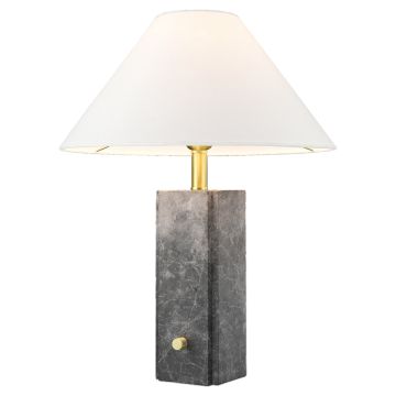 Cosmolight ORLEANS T01487BR-WH Stolní lampa 1x40W/E27 ip20