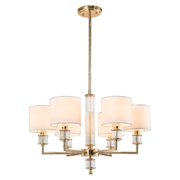 Cosmolight SUTTON P06385AU-WH Stropní lampa 6x40W/E14 ip20