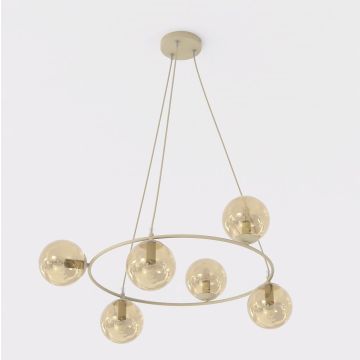 Emibig AZURA 1638/6 Závěsná lampa 6x10W/E14 IP20