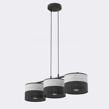 Emibig KARBON 1652/3 Závěsná lampa 3x15W/E27 IP20