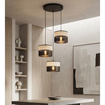Emibig KARBON 1652/3PREM Závěsná lampa 3x15W/E27 IP20