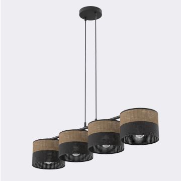 Emibig KARBON 1653/4 Závěsná lampa 4x15W/E27 IP20