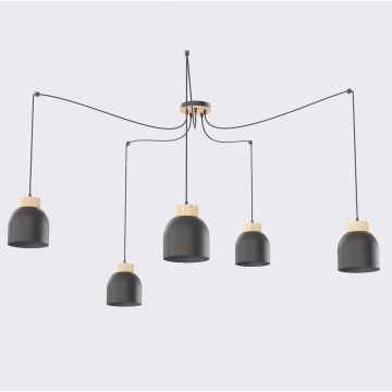 Emibig KRU 1626/5 Závěsná lampa 5x15W/E27 IP20
