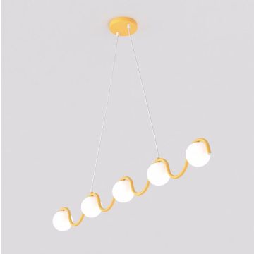 Emibig SINUS 1665/5 Závěsná lampa 5x8W/G9 IP20